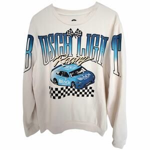 Busch Light Racing Crewneck Mens XL